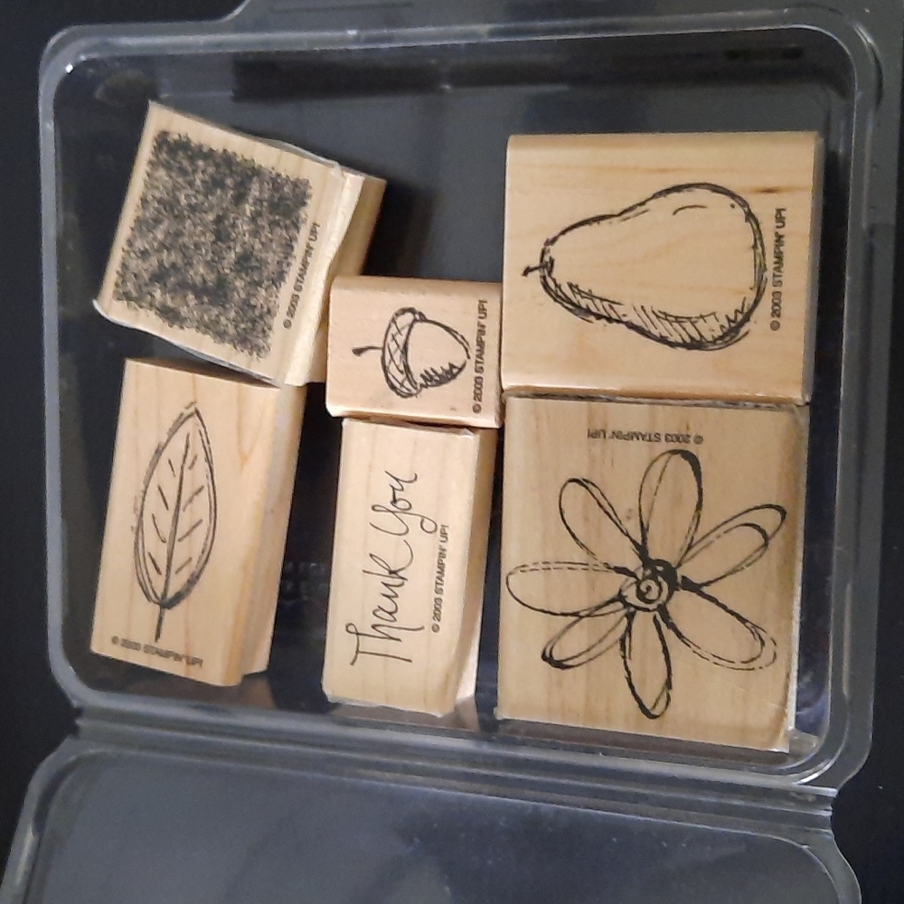 All Natural Stampin Up set of 6